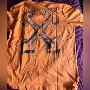 Off-White Arrows Orange Short Sleeve Tee